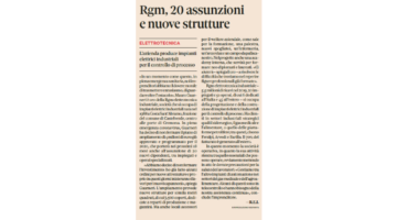 Rgm, 20 assunzioni e nuove strutture