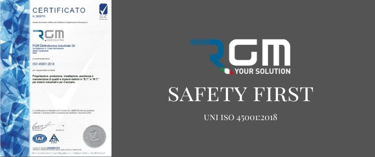 RGM: la sicurezza al primo posto – UNI ISO 45001:2018